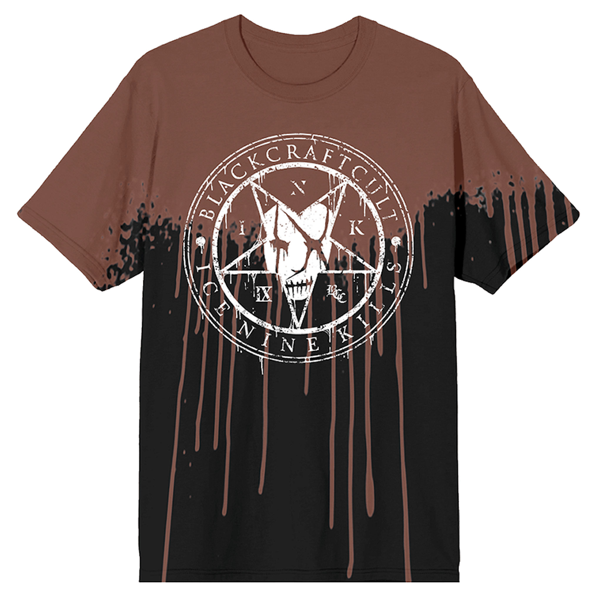 Ice Nine Kills Merch Shirt Blackcraft Cult INK Distressed Pentagram Ice 9 Kills Band Merch Neasalamis.com