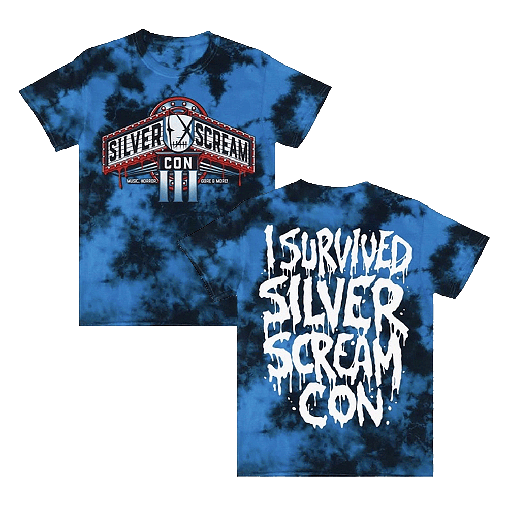 Ice Nine Kills Merch Shirt I Survived Silver Scream Con SSC III Tie Dye T-Shirt Neasalamis.com