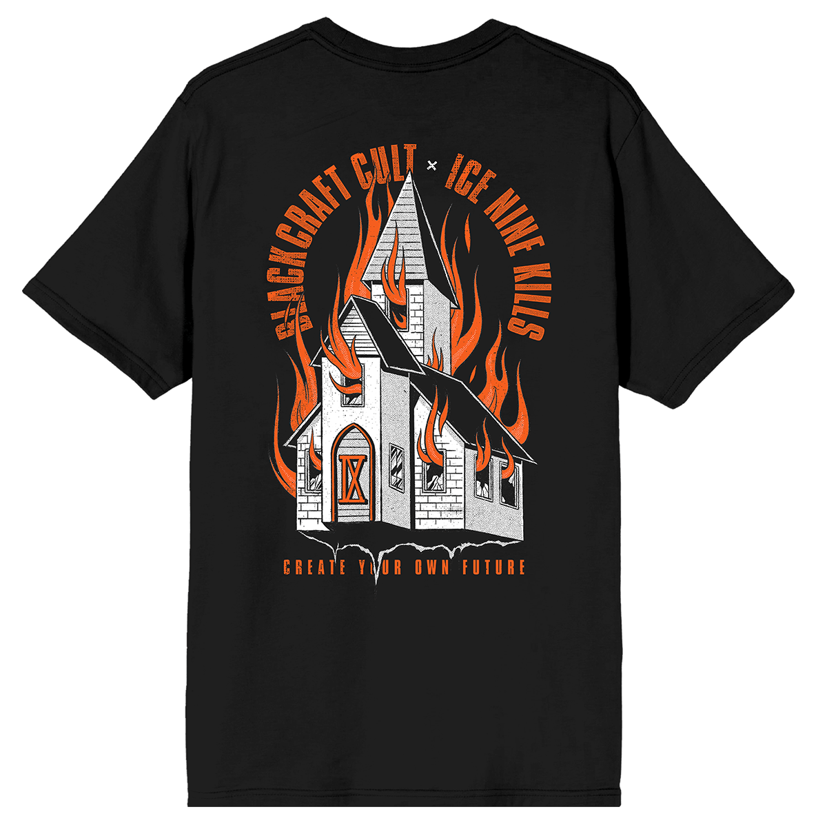 Ice Nine Kills Merch Shirt INK Burning Church T-Shirt Ice Nine Kills Band Tour Fan Merch Neasalamis.com