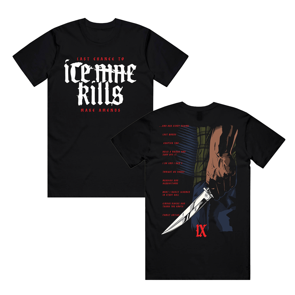 Ice Nine Kills Merch T-Shirt Last Chance To Make Amends Ice 9 Kills Band Tour Merch Neasalamis.com