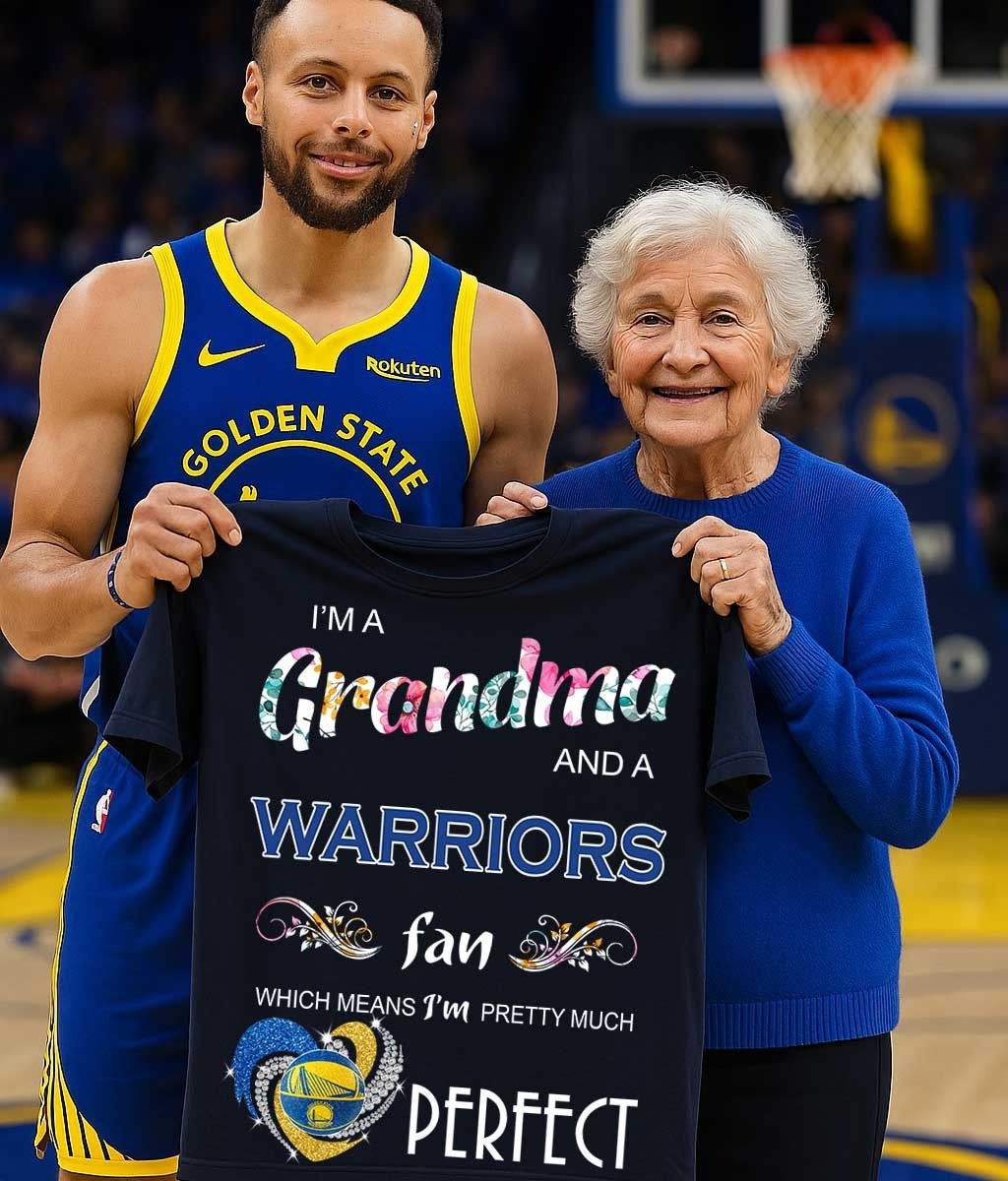 I'm A Grandma And A Warriors Fan T-Shirt For Grandma Neasalamis.com