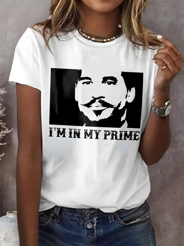 I'm In My Prime T-Shirt Retro Tees Doc Holliday Apparel Gifts For Wife Neasalamis.com