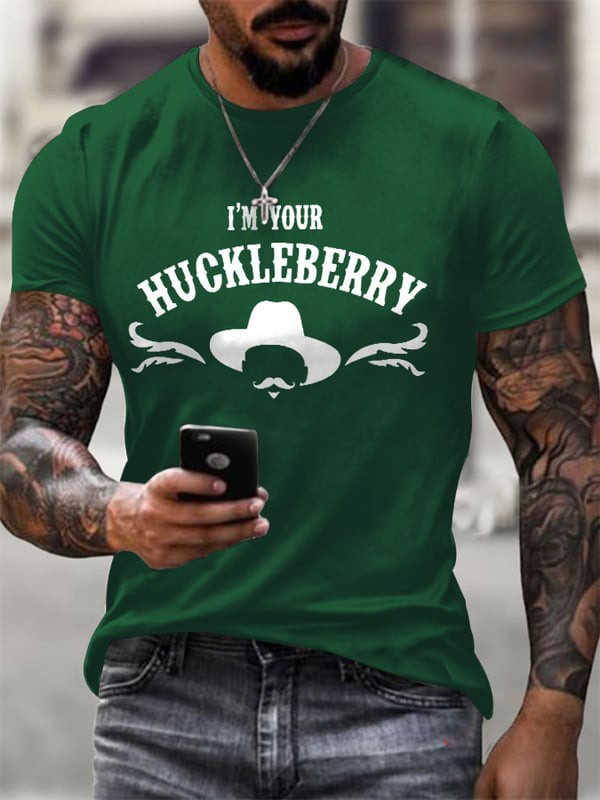 I'm Your Huckleberry T-Shirt Doc Holliday Tombstone Shirt Gifts For Him Neasalamis.com