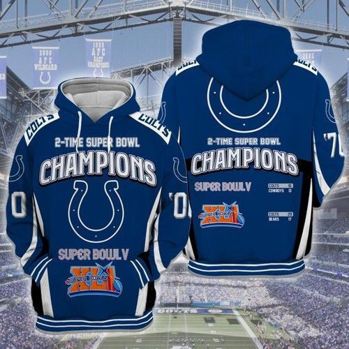 Indianapolis Colts Hoodie Neasalamis