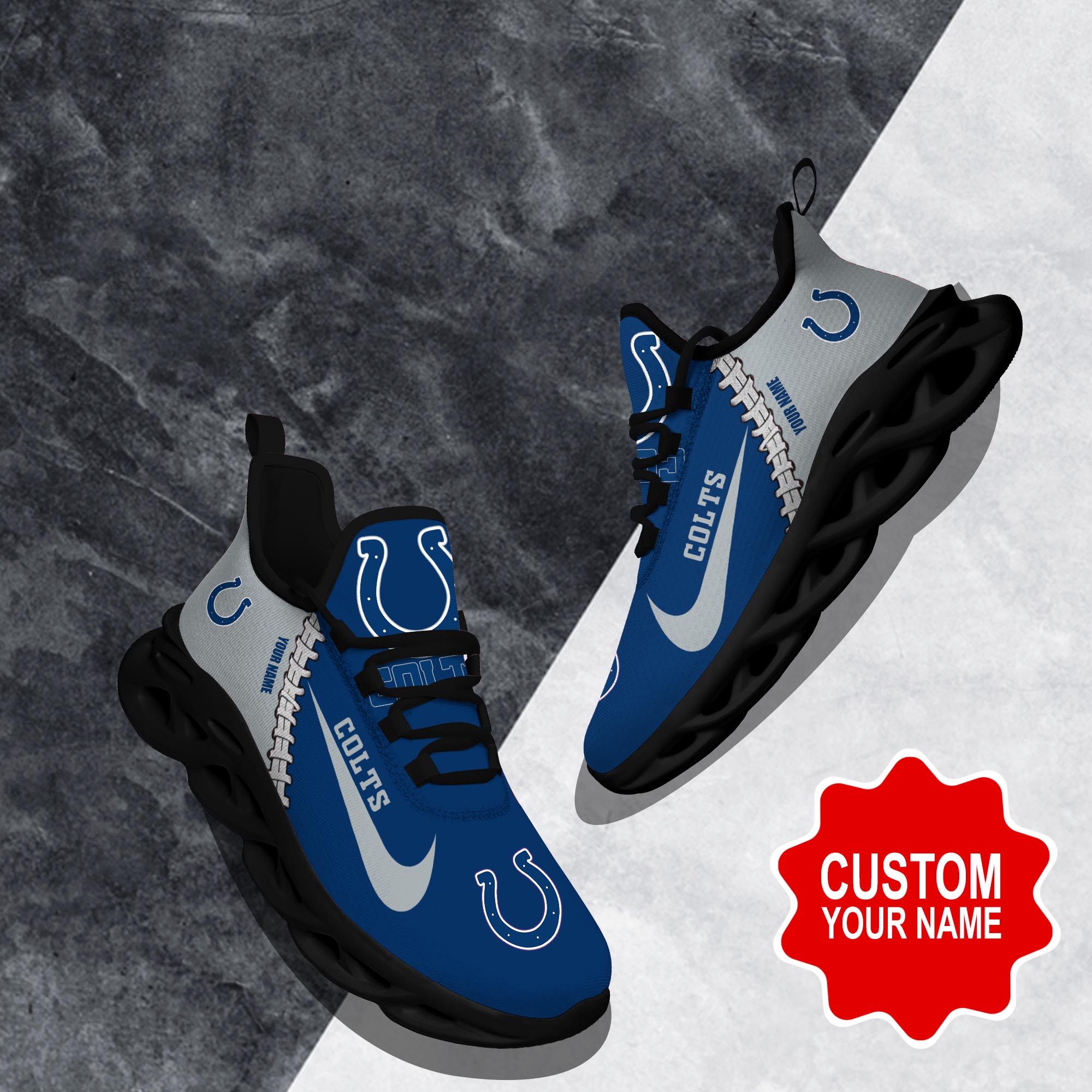 Indianapolis Colts Max Soul Shoes Sneakers For Men And Women neasalamis.com