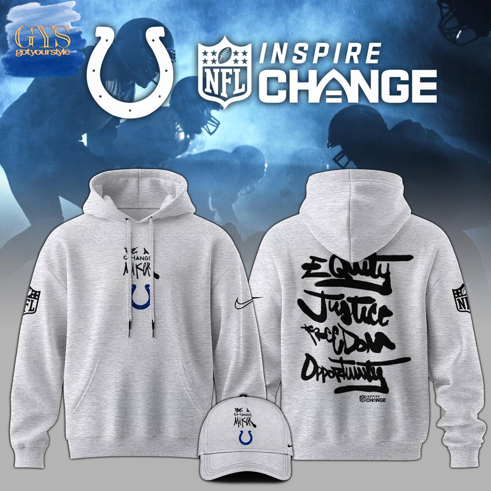 Indianapolis Colts NFL Be A Change Maker Hoodie Neasalamis