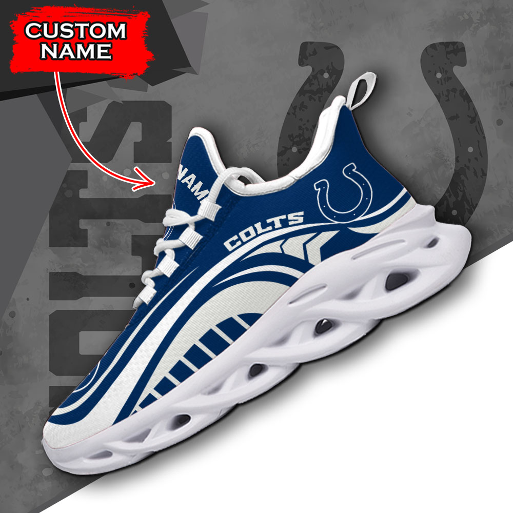 Indianapolis Colts NFL Max Soul Shoes Sneakers For Men And Women neasalamis.com