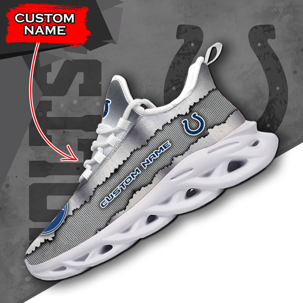 Indianapolis Colts NFL Max Soul Shoes Sneakers For Men And Women neasalamis.com