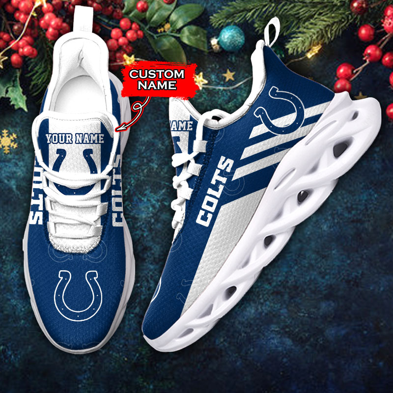 Indianapolis Colts NFL Max Soul Shoes Sneakers For Men And Women neasalamis.com