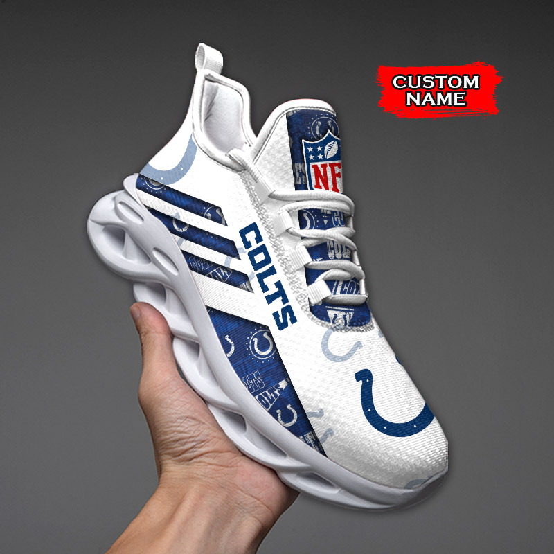 Indianapolis Colts NFL Max Soul Shoes Sneakers For Men And Women neasalamis.com