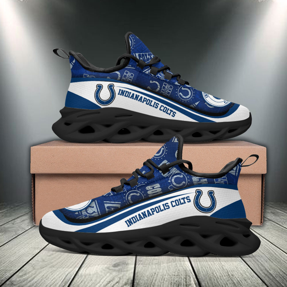 Indianapolis Colts NFL Max Soul Shoes Sneakers For Men And Women neasalamis.com