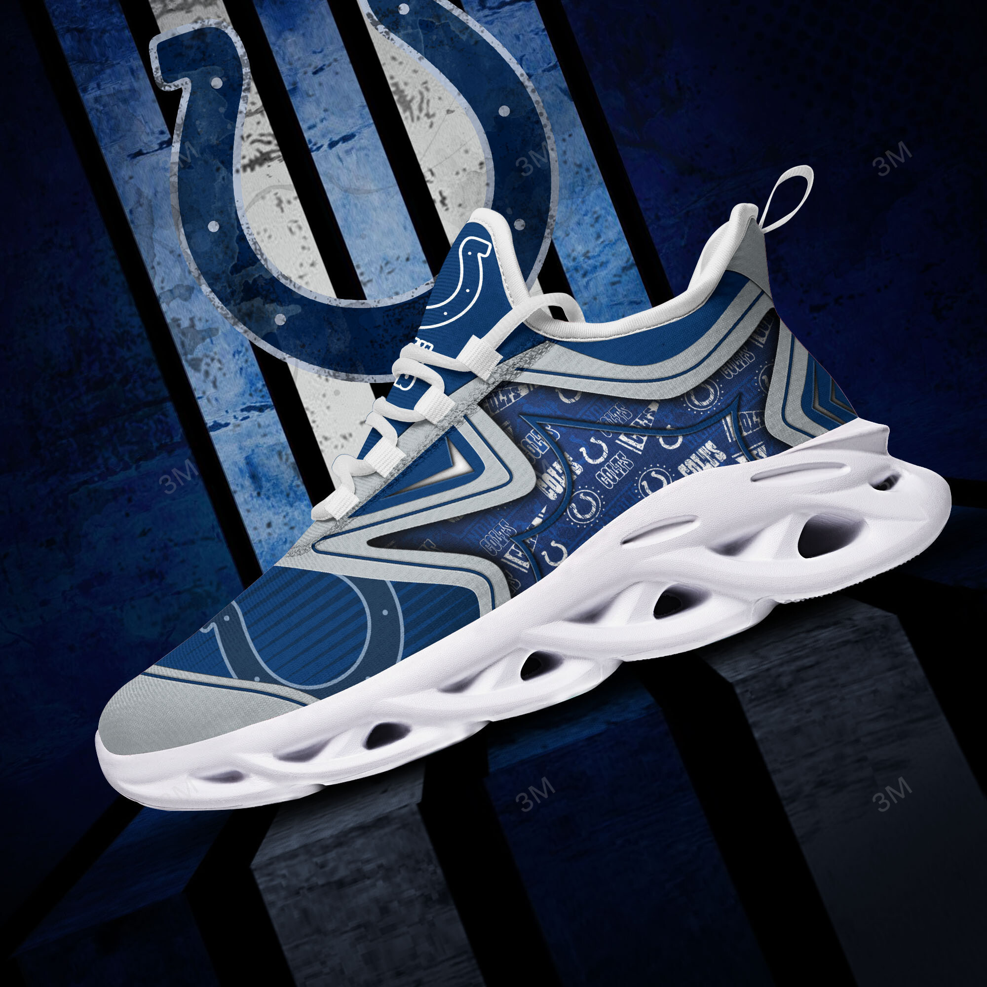 Indianapolis Colts NFL Max Soul Shoes Sneakers For Men And Women neasalamis.com