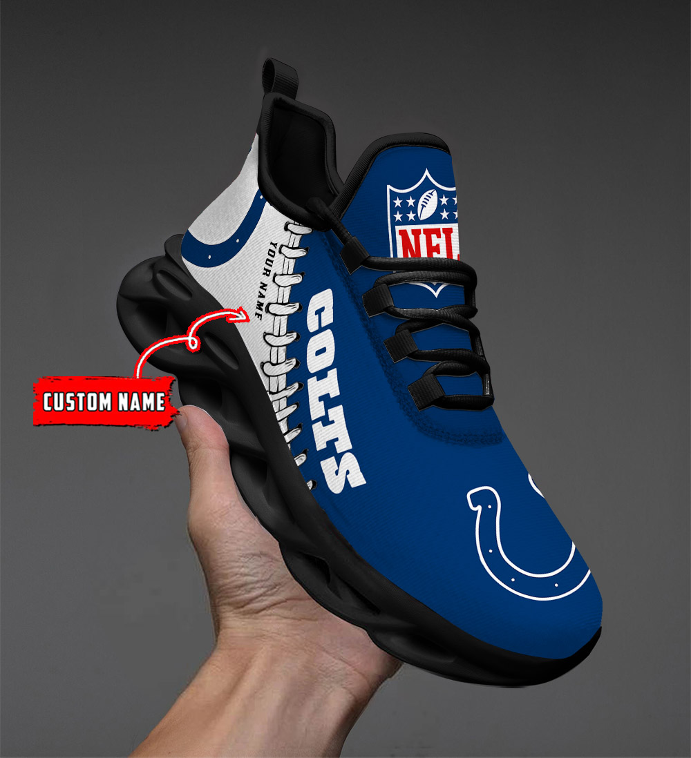 Indianapolis Colts NFL Max Soul Shoes Sneakers For Men And Women neasalamis.com