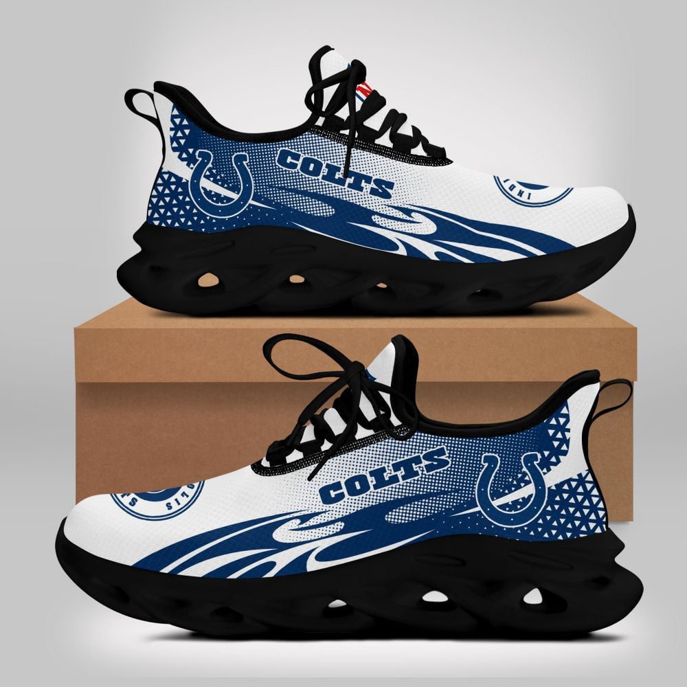 Indianapolis Colts NFL Max Soul Shoes Sneakers For Men And Women neasalamis.com