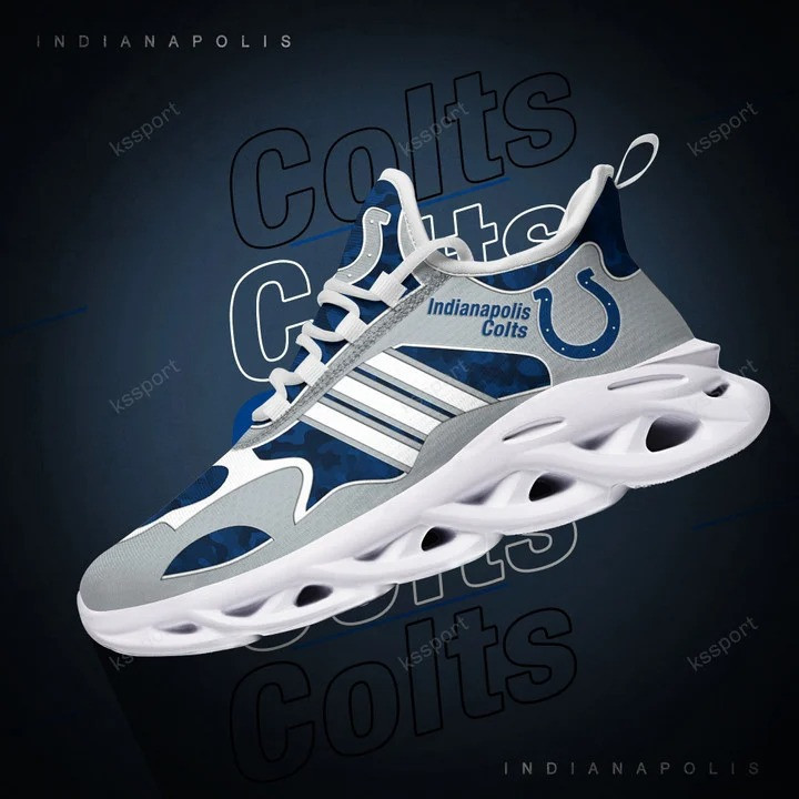 Indianapolis Colts NFL Max Soul Shoes Sneakers For Men And Women neasalamis.com