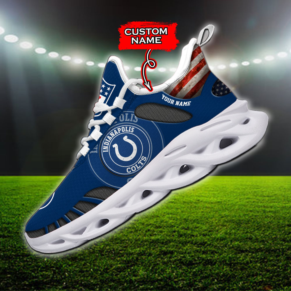 Indianapolis Colts NFL Max Soul Shoes Sneakers For Men And Women neasalamis.com