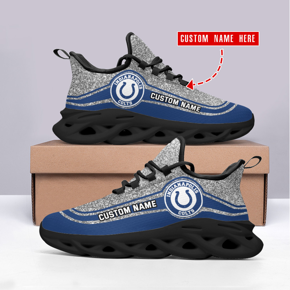Indianapolis Colts NFL Max Soul Shoes Sneakers For Men And Women neasalamis.com