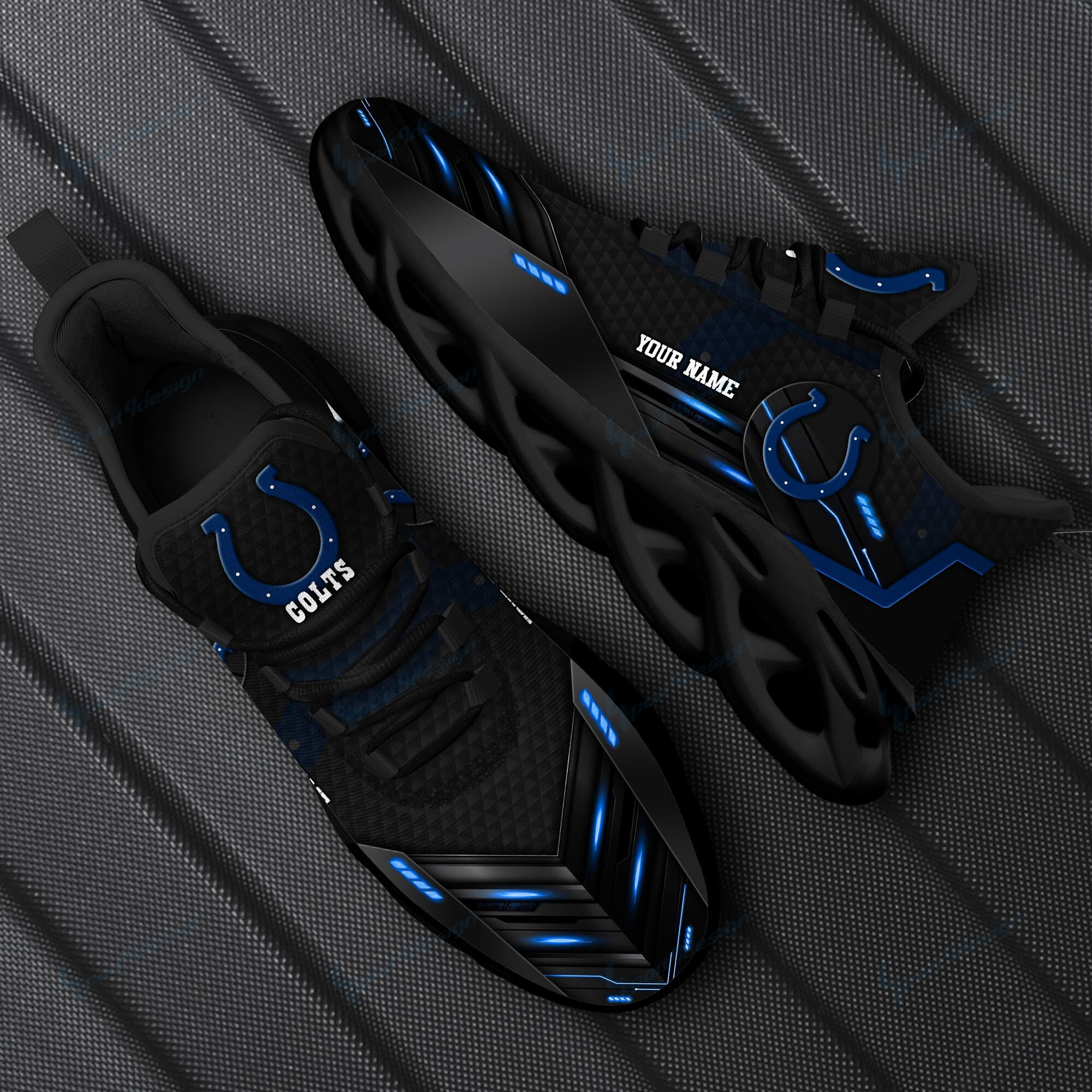 Indianapolis Colts NFL Max Soul Shoes Sneakers For Men And Women neasalamis.com
