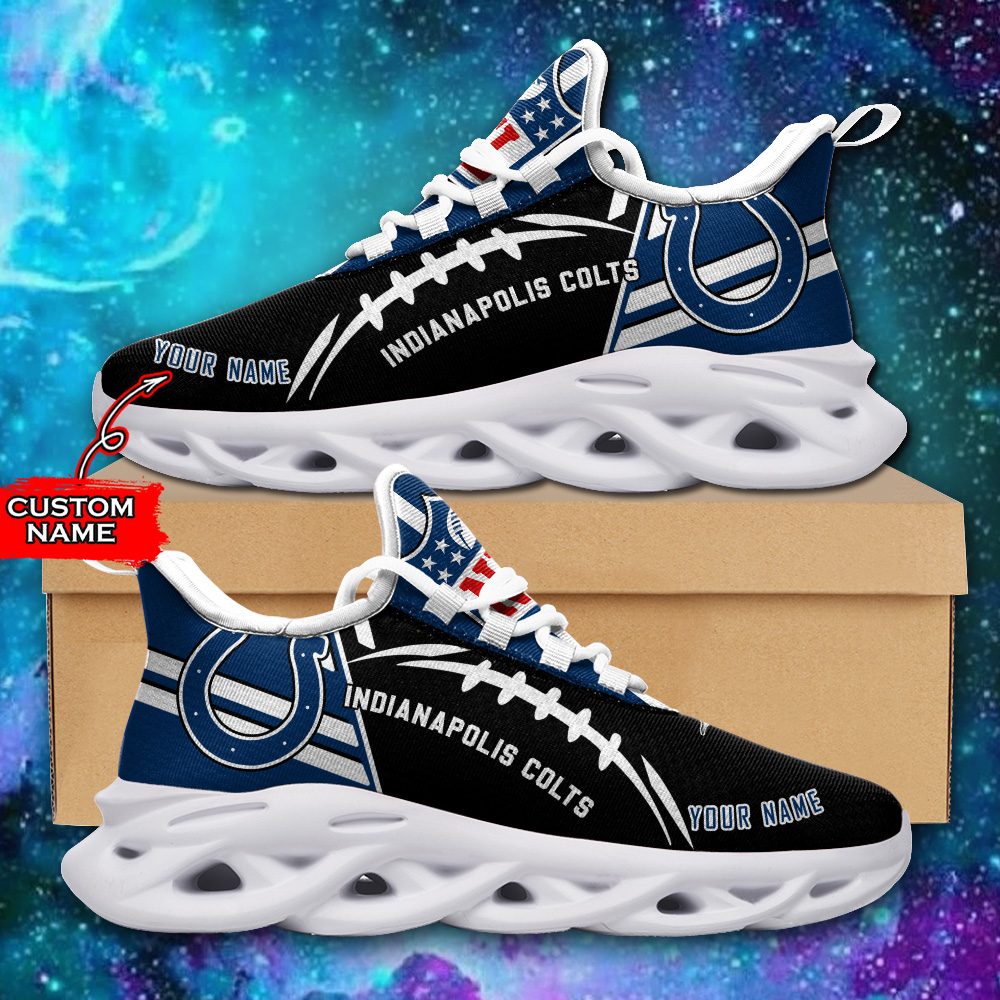 Indianapolis Colts NFL Max Soul Shoes Sneakers For Men And Women neasalamis.com