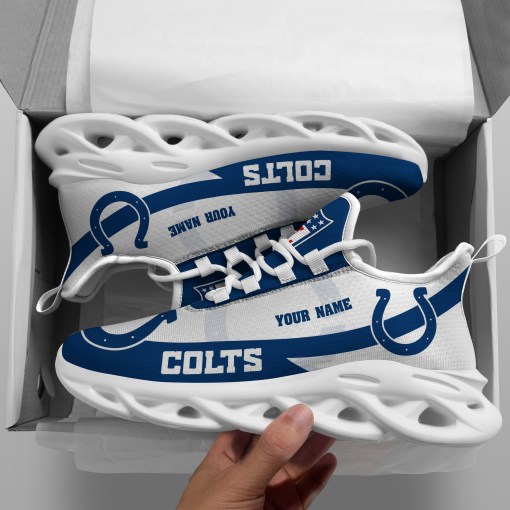 Indianapolis Colts NFL Max Soul Shoes Sneakers For Men And Women neasalamis.com