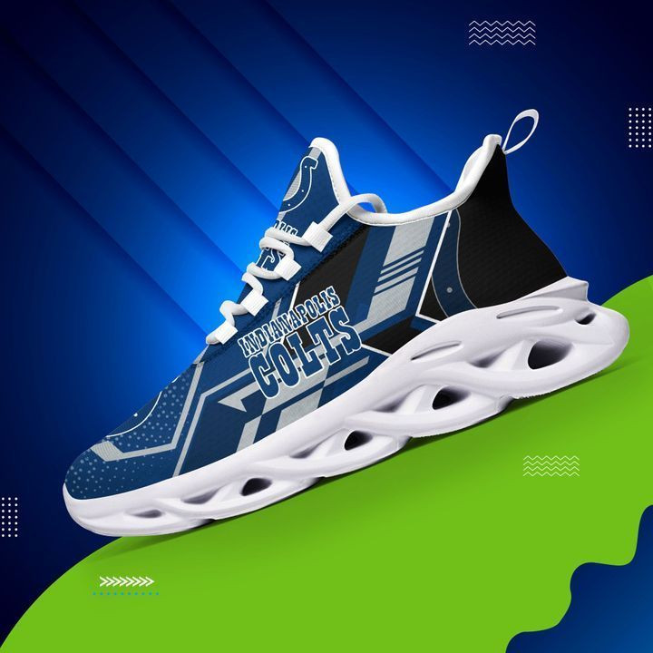 Indianapolis Colts NFL Max Soul Shoes Sneakers For Men And Women neasalamis.com