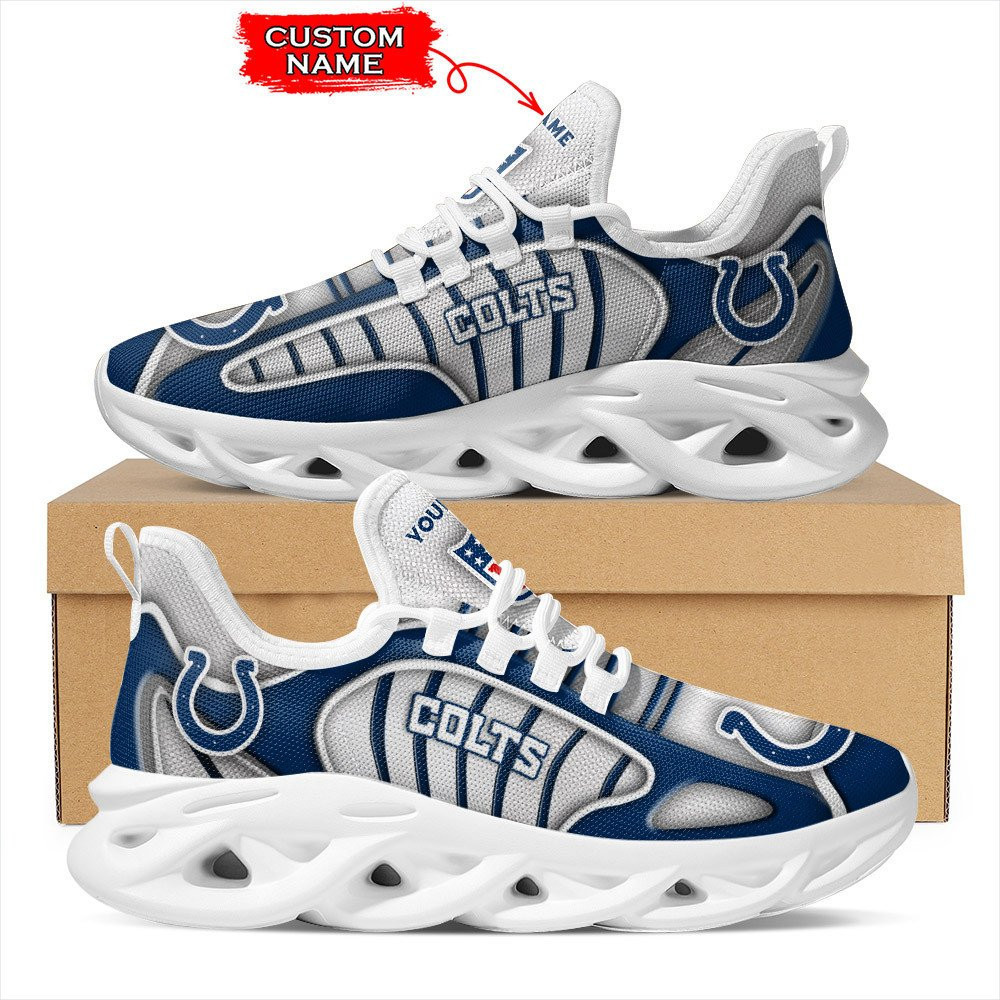 Indianapolis Colts NFL Max Soul Shoes Sneakers For Men And Women neasalamis.com