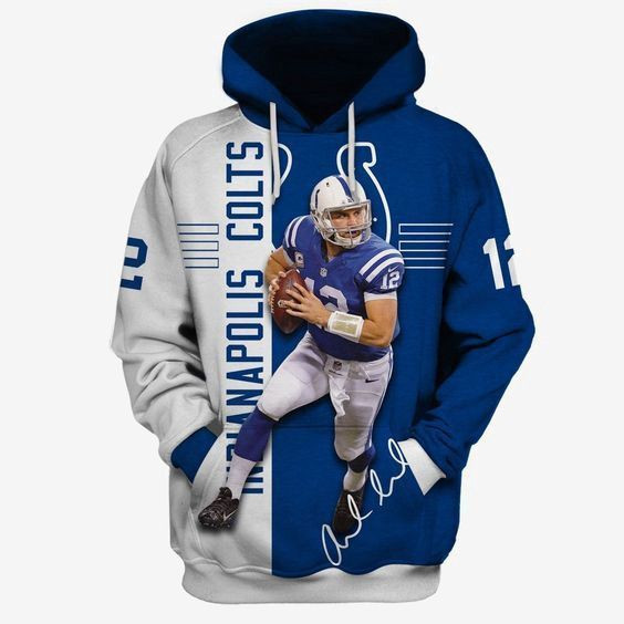Indianapolis Colts Ncaa Football Andrew Luck Hoodie Neasalamis
