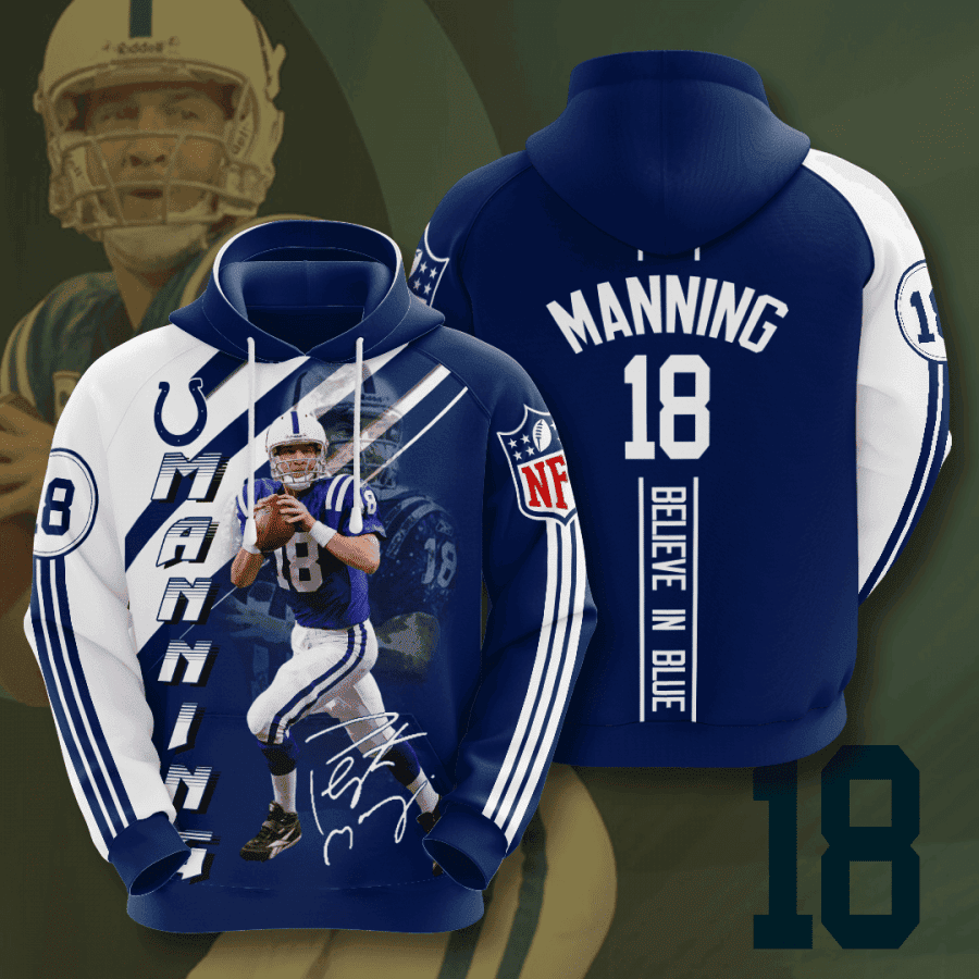 Indianapolis Colts Peyton Manning Hoodie Neasalamis