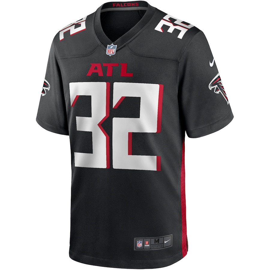 Jamal Anderson 32 Atlanta Falcons Men Game Retired Jersey - Black JS4653 Neasalamis - Image 2