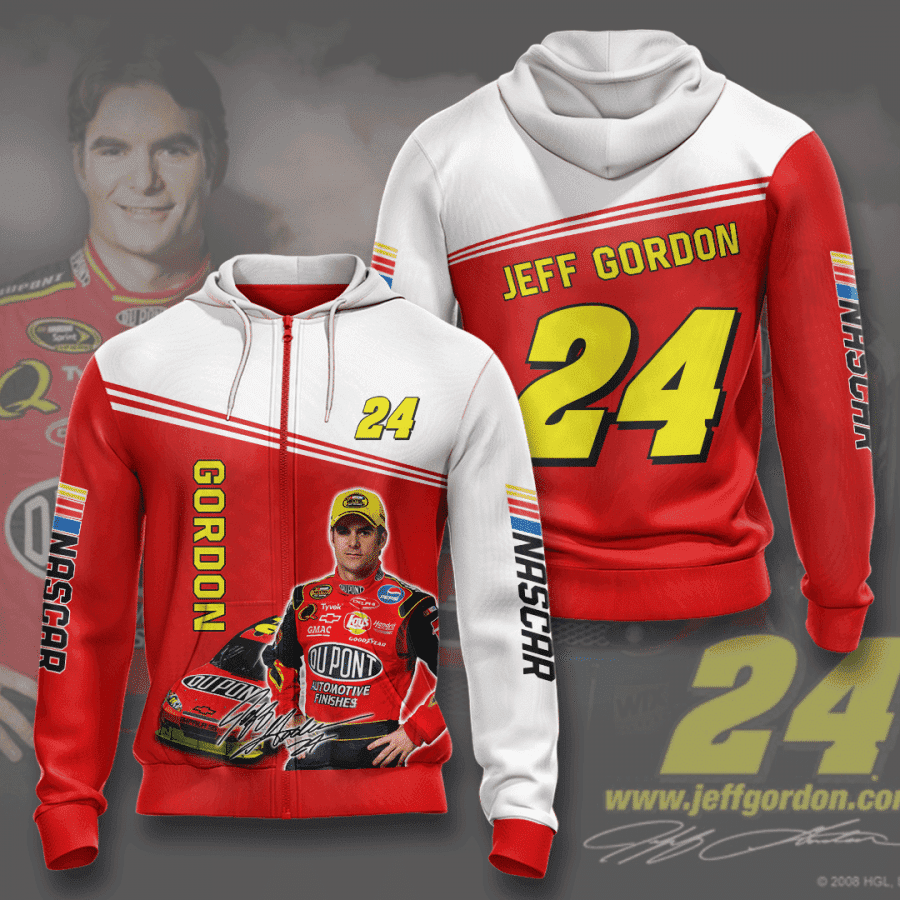 Jeff Gordon 24 Nascar Hoodie Neasalamis