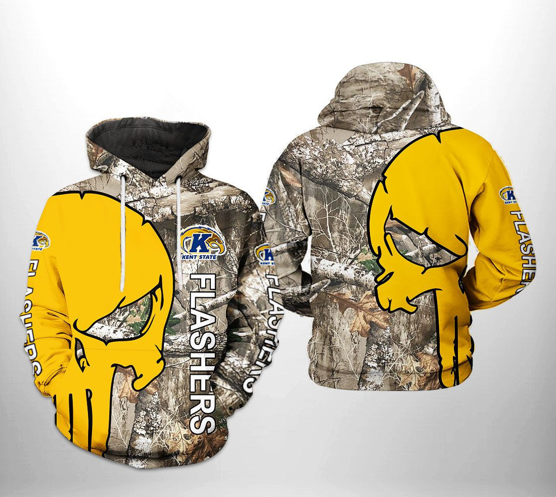 Kent State Golden Flashers NCAA Camo Veteran Hunting Hoodie Neasalamis