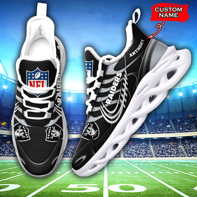 Las Vegas Raiders NFL Max Soul Shoes Sneakers For Men And Women neasalamis.com