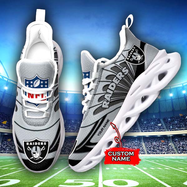 Las Vegas Raiders NFL Max Soul Shoes Sneakers For Men And Women neasalamis.com