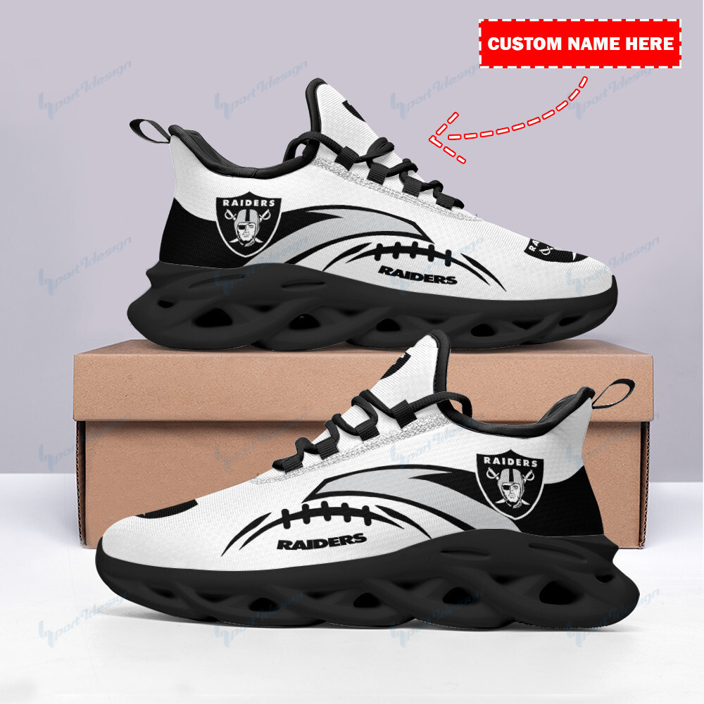 Las Vegas Raiders NFL Max Soul Shoes Sneakers For Men And Women neasalamis.com