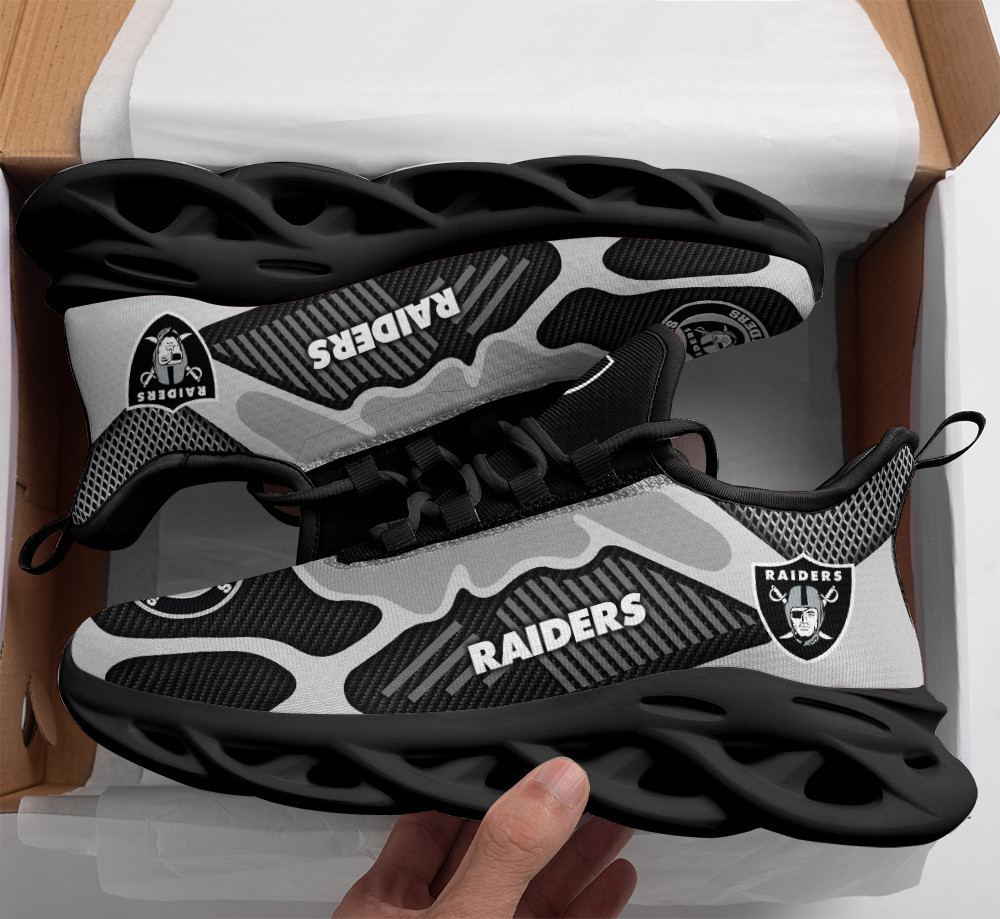 Las Vegas Raiders NFL Max Soul Shoes Sneakers For Men And Women neasalamis.com