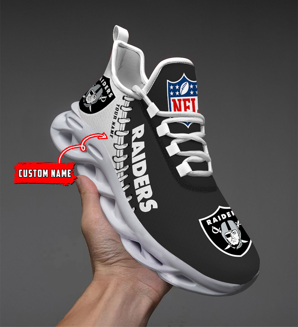 Las Vegas Raiders NFL Max Soul Shoes Sneakers For Men And Women neasalamis.com