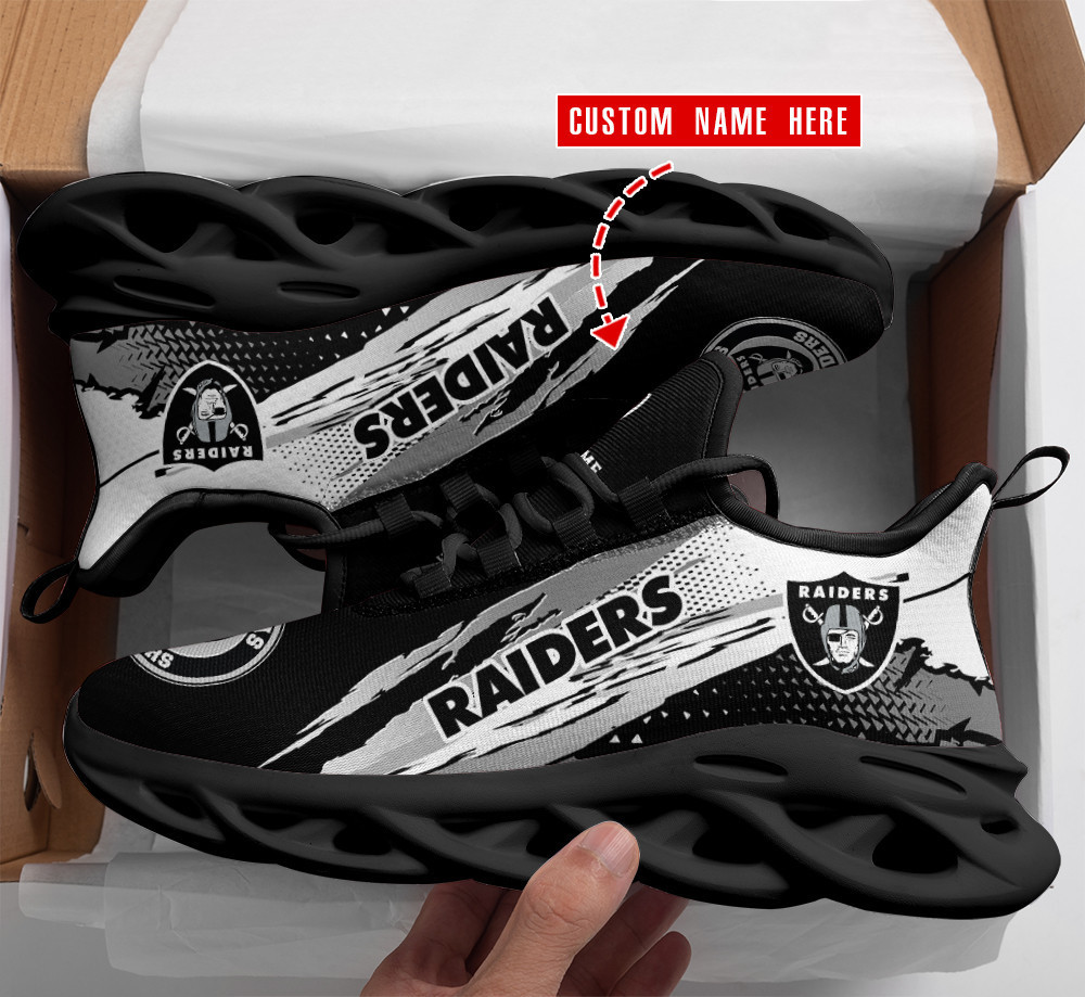 Las Vegas Raiders NFL Max Soul Shoes Sneakers For Men And Women neasalamis.com