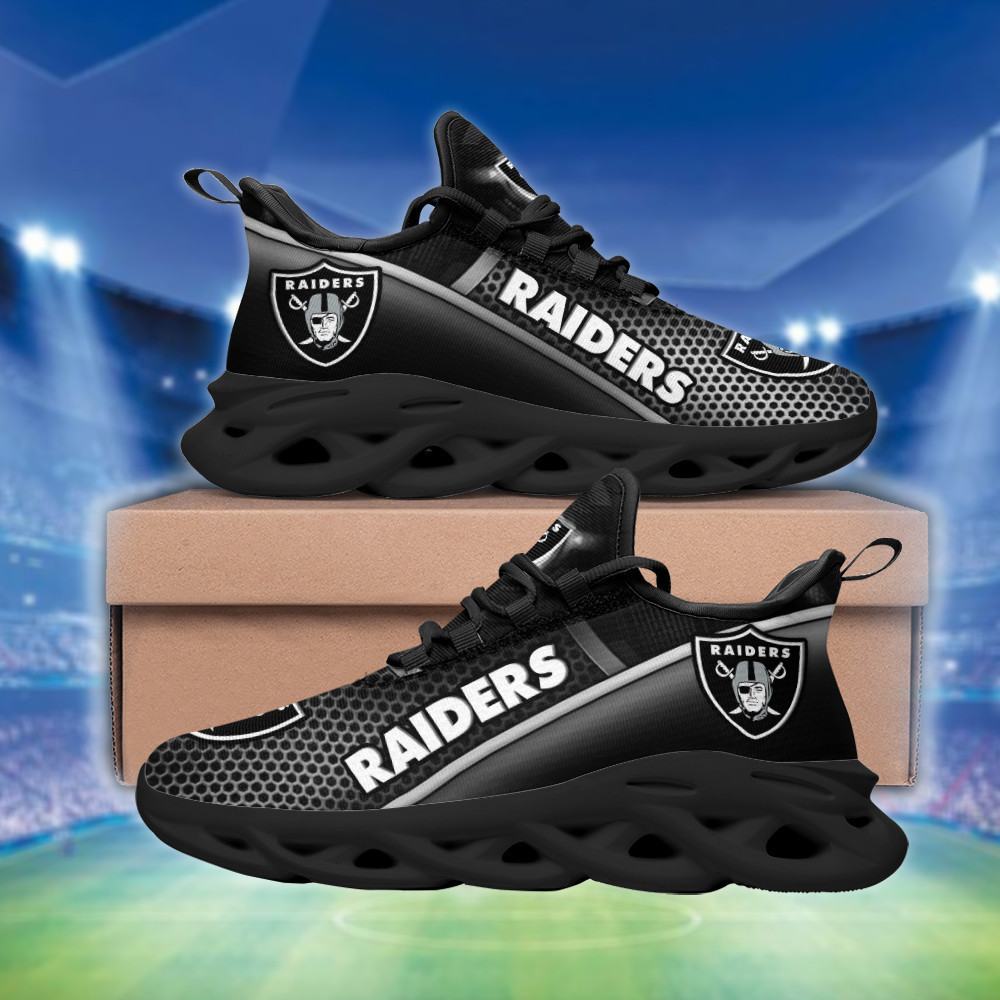 Las Vegas Raiders NFL Max Soul Shoes Sneakers For Men And Women neasalamis.com