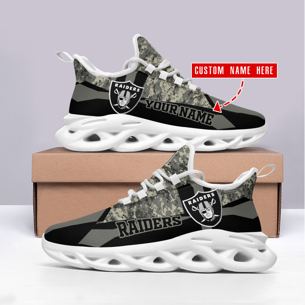 Las Vegas Raiders NFL Max Soul Shoes Sneakers For Men And Women neasalamis.com