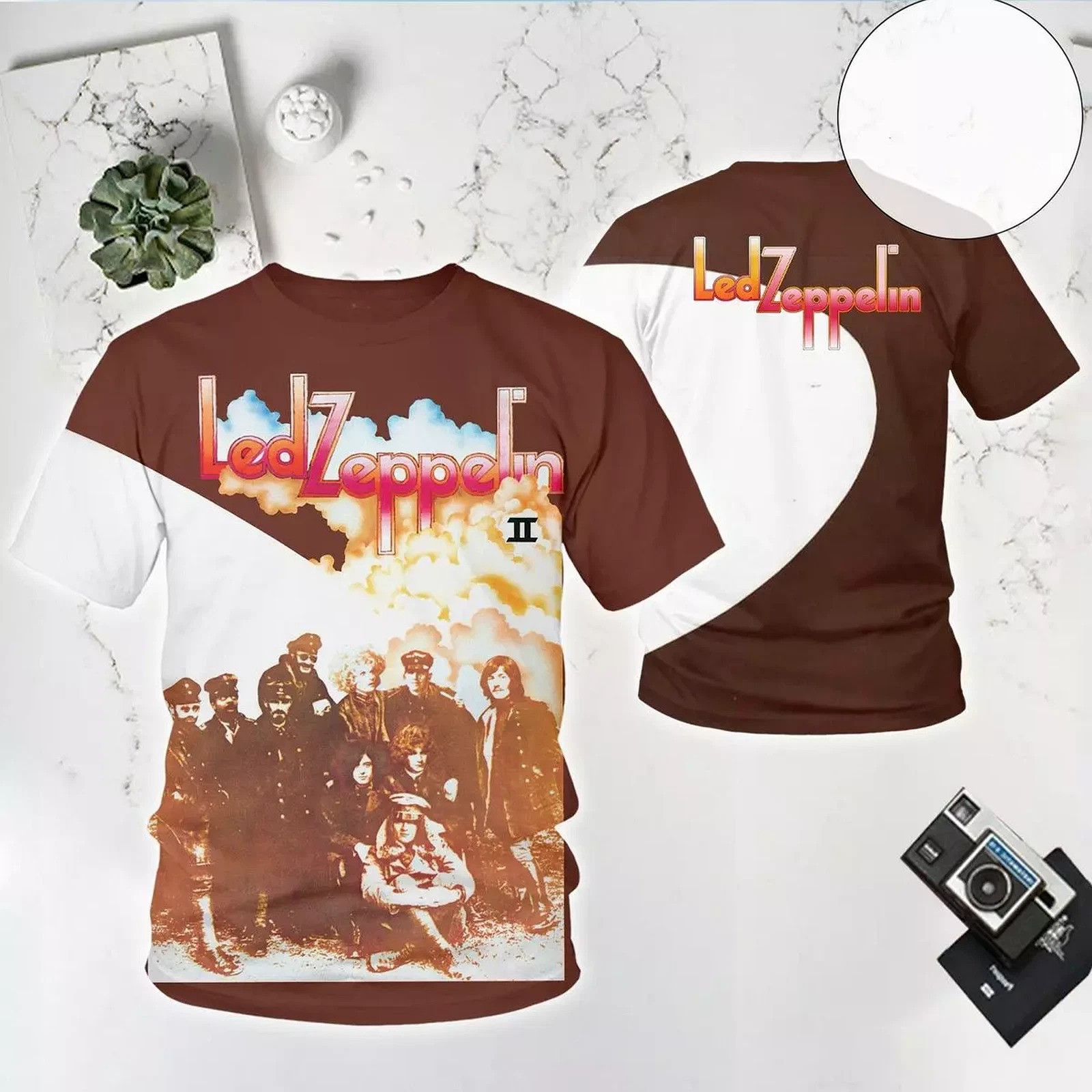 Led Zeppelin II Album 3D T-shirt Unique Neasalamis.com