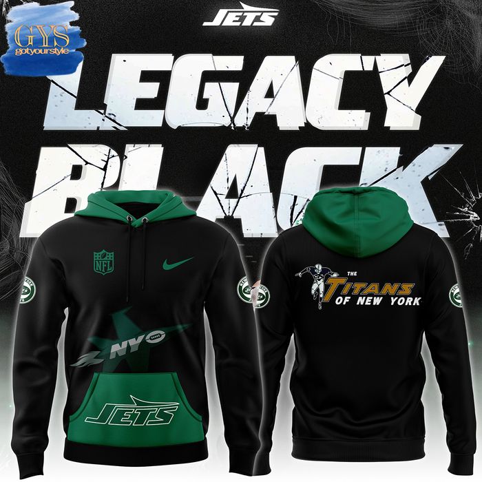 Legacy Black New York Jets The Titans Hoodie Neasalamis