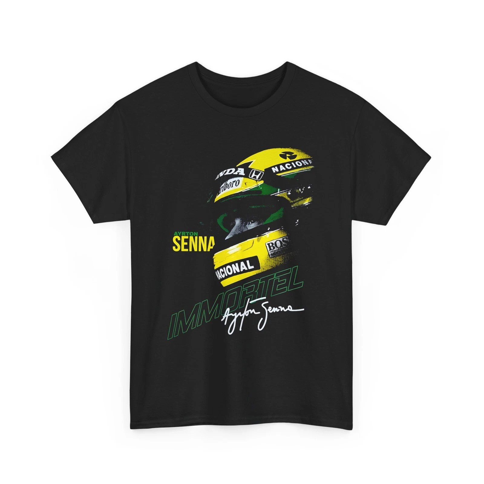 Legendary Senna Ayrton Senna Da Silva T-Shirt For New Dads Neasalamis.com
