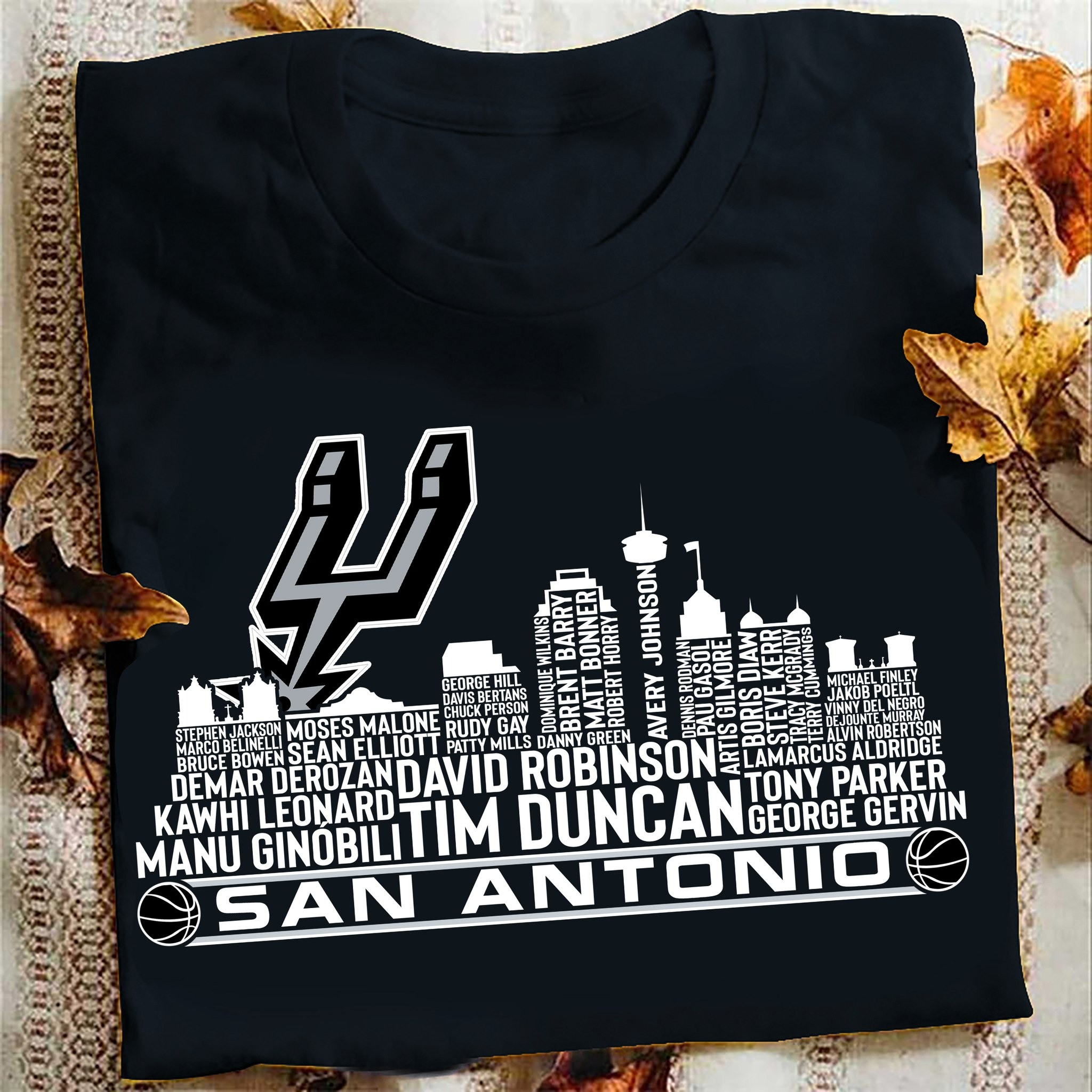 Legends Of San Antonio Spurs T-Shirt Best Gifts For Basketball Lovers Fans Neasalamis.com