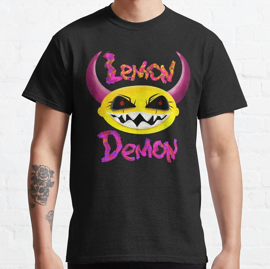 Lemon Demon Logo T-Shirt Lemon Demon Band Merch Apparel Neasalamis.com
