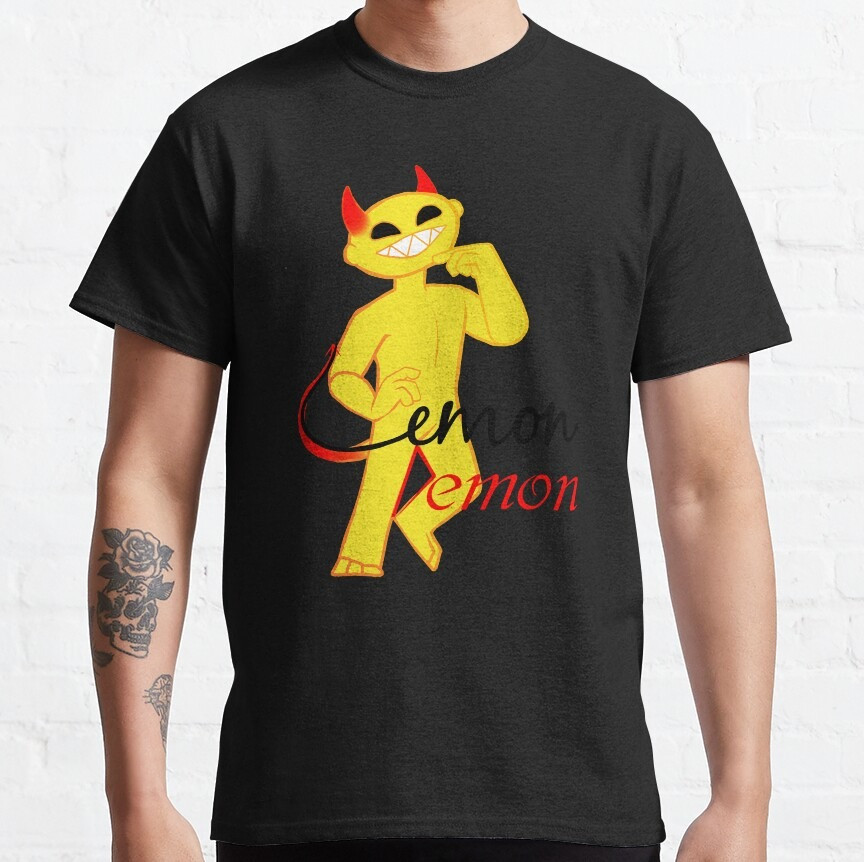 Lemon Demon Smiling T-Shirt Official Lemon Demon Band Tee Shirts Merchandise Neasalamis.com