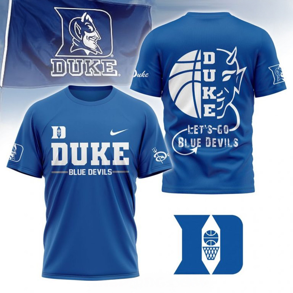 Let's Go Duke Blue Devils 2025 T-Shirt For Basketball Fan Neasalamis.com