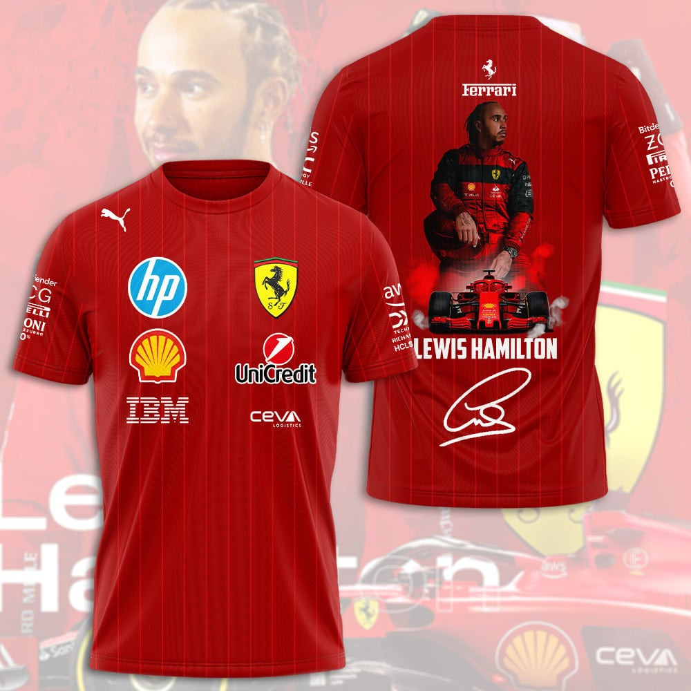 Lewis Hamilton Racing T-Shirt Gift Ideas For Racing Lovers Neasalamis.com