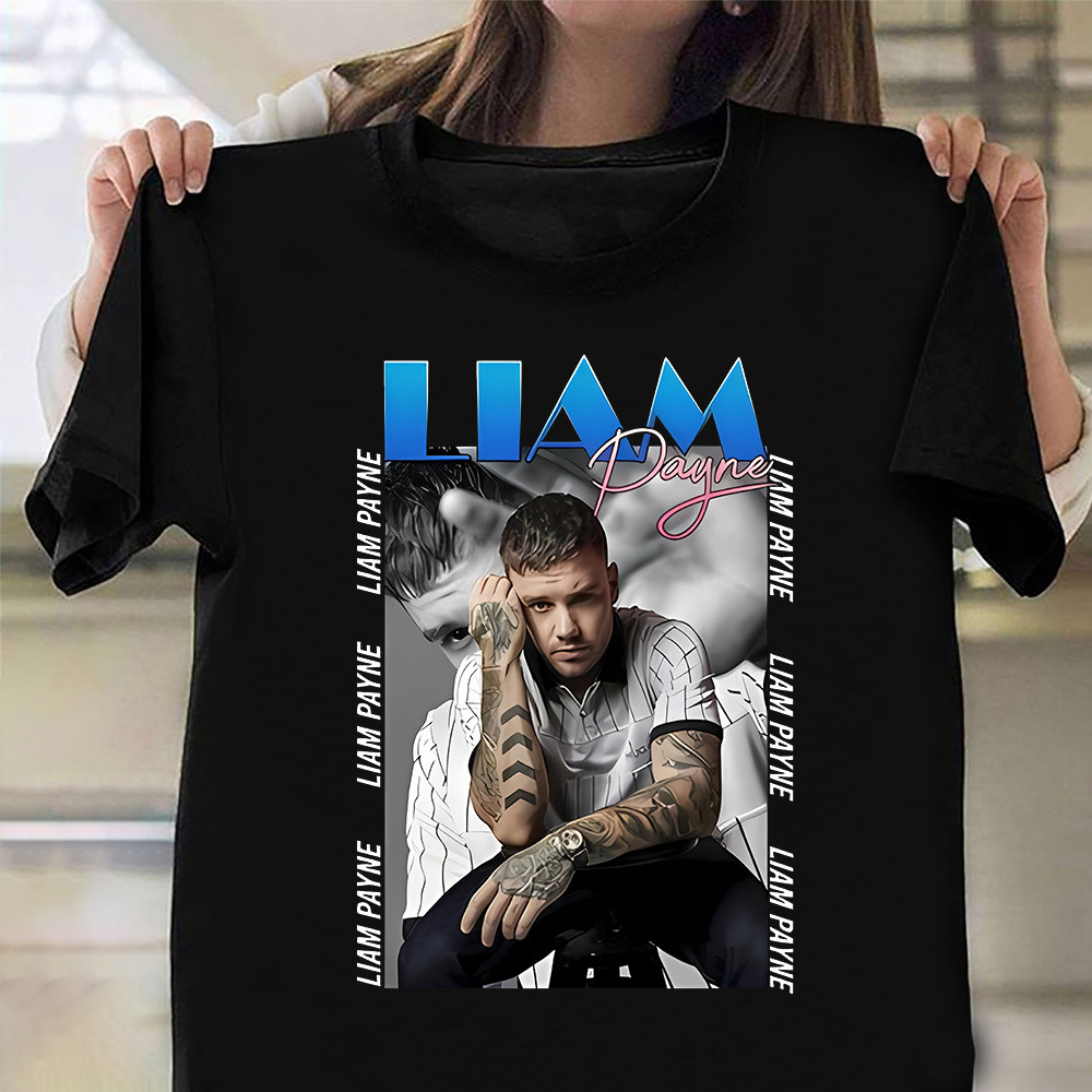 Liam Payne Shirt Memorial Rest In Peace 1993-2024 T-Shirt One Direction Merch Neasalamis.com
