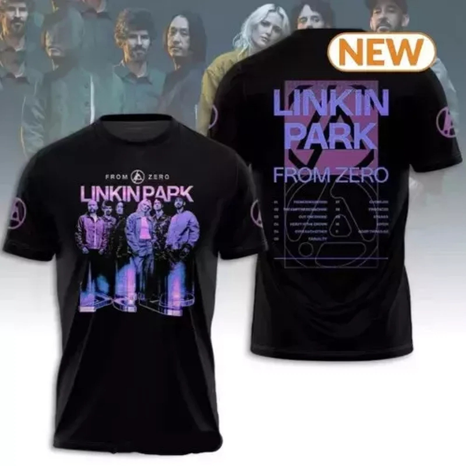 Linkin Park From Zero 2024 Tour T-Shirt For Rock band Fans Neasalamis.com