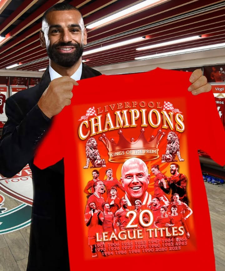 Liverpool Champions League T-Shirt 20 League Titles Liverpool Championship Premier League Neasalamis.com